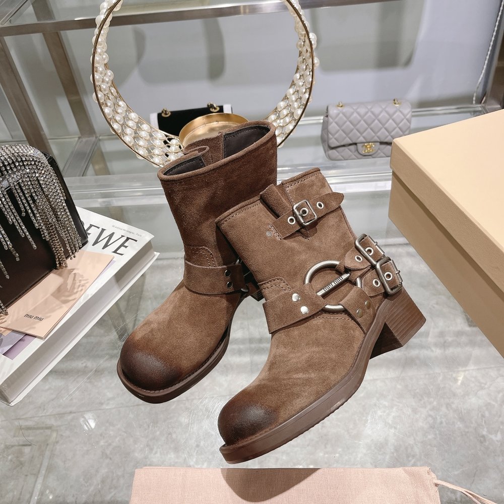미우미우 26FW 리미티드 숏부츠 마틴부츠 001-281049