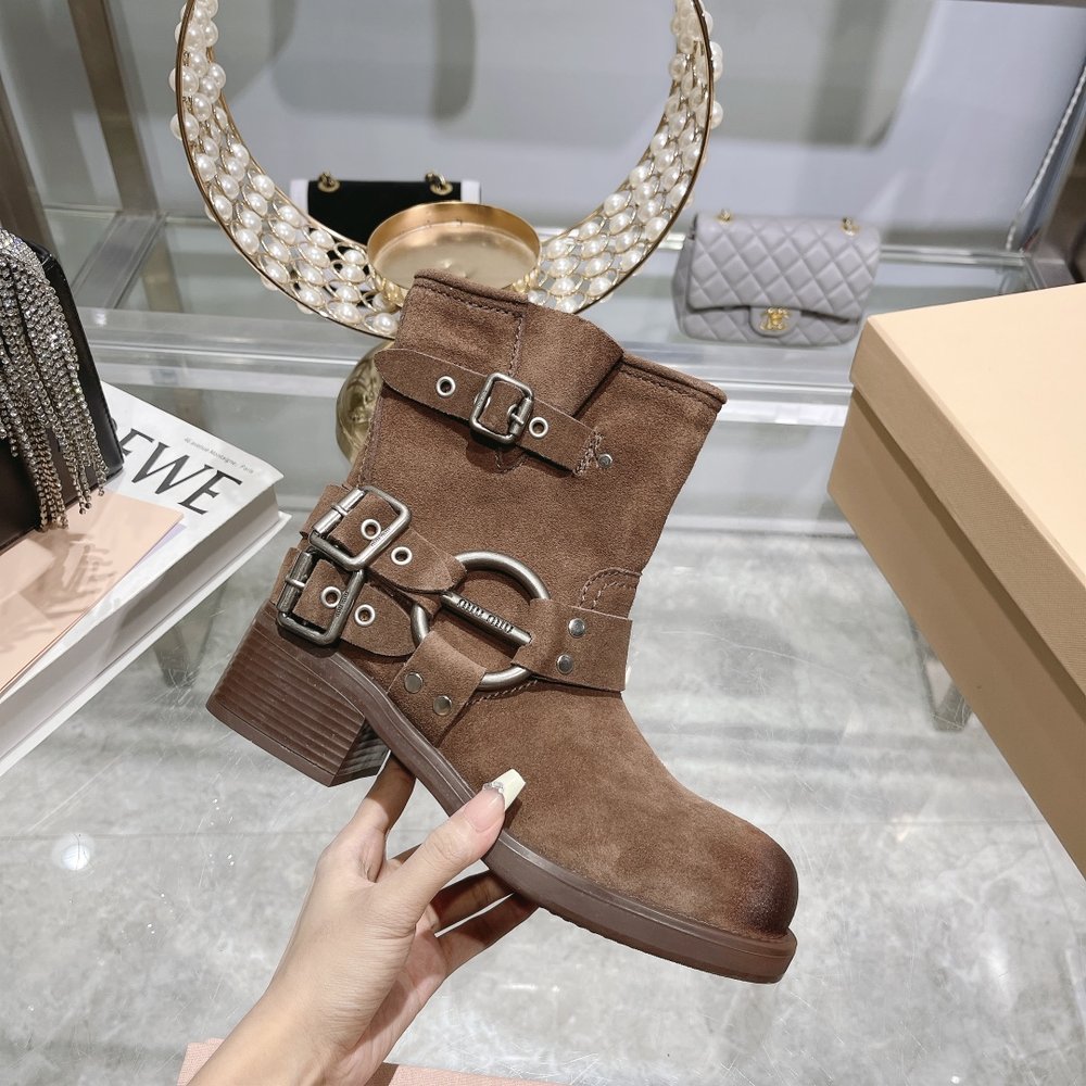 미우미우 26FW 리미티드 숏부츠 마틴부츠 001-281049