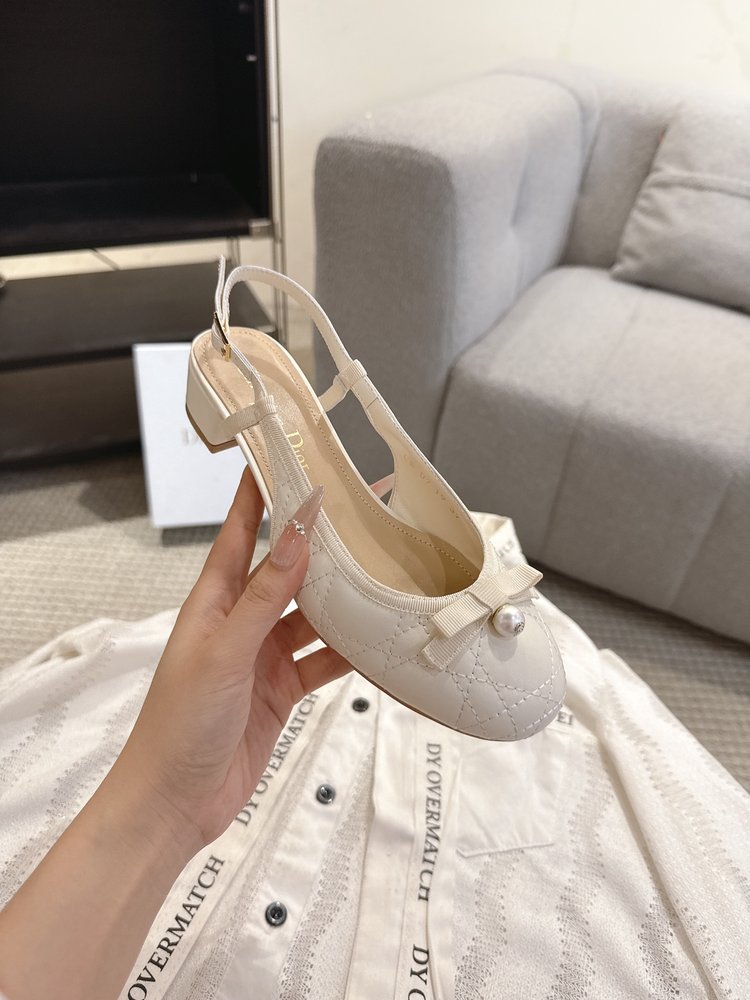 디올 진주 발레리나 슈즈 001-281100