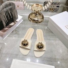 디올 메탈 버클 플랫 샌들 001-281111