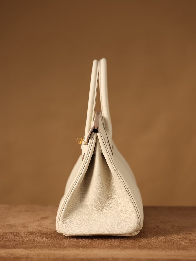 에르메스 버킨30cm 화이트 토고 가죽 핸드백 001-282495