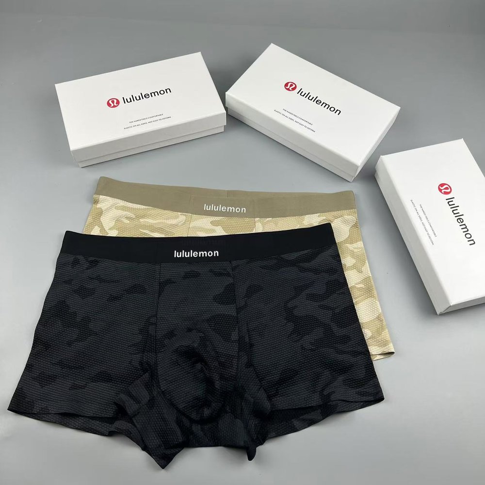 lululemon 3D 젤 프린트 남성 속옷 3팩 001-282890