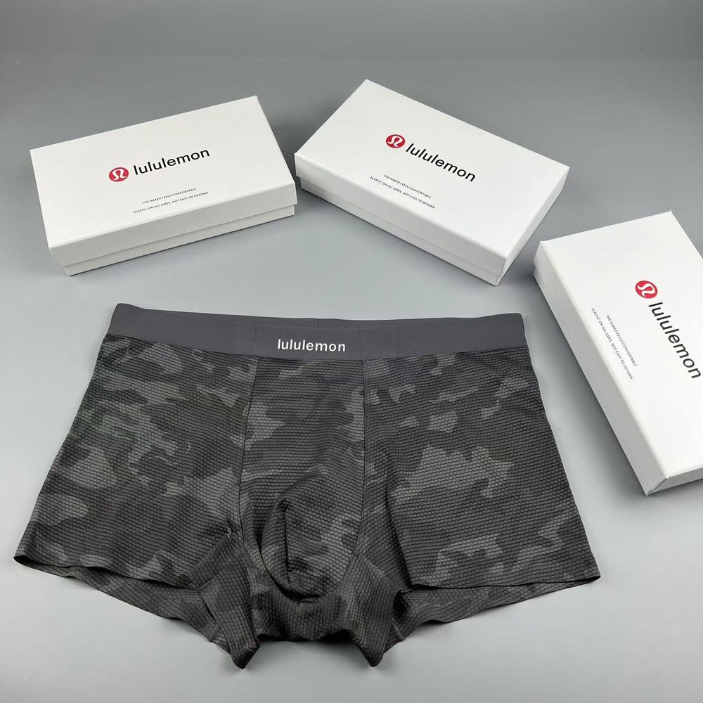 lululemon 3D 젤 프린트 남성 속옷 3팩 001-282890