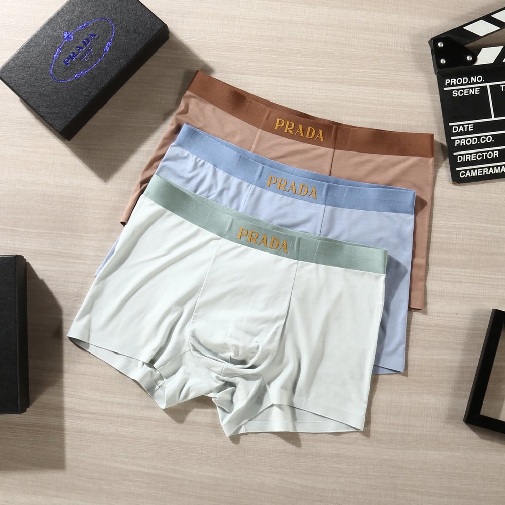 남성 모달 무봉제 팬티 3매입 세트 001-282926