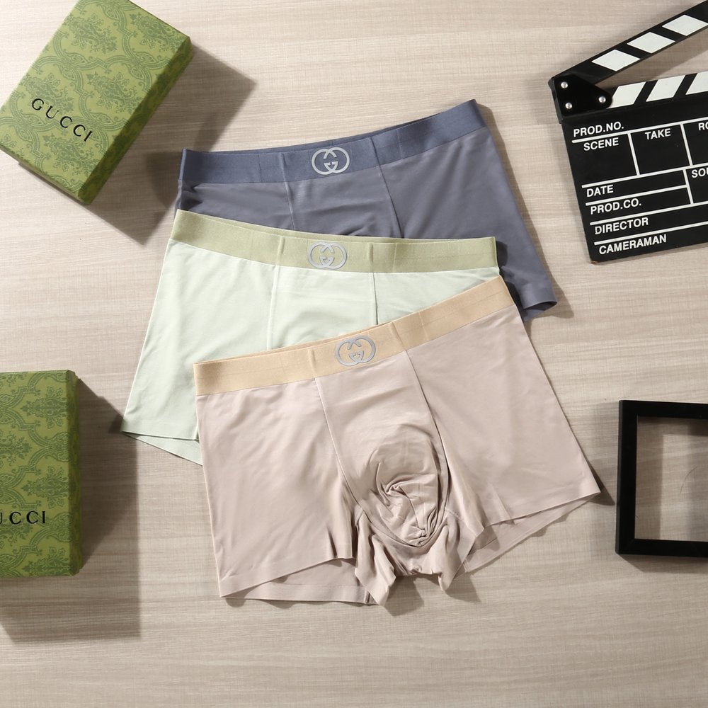 남성 모달 팬티 3팩 (L-4XL) 001-282928