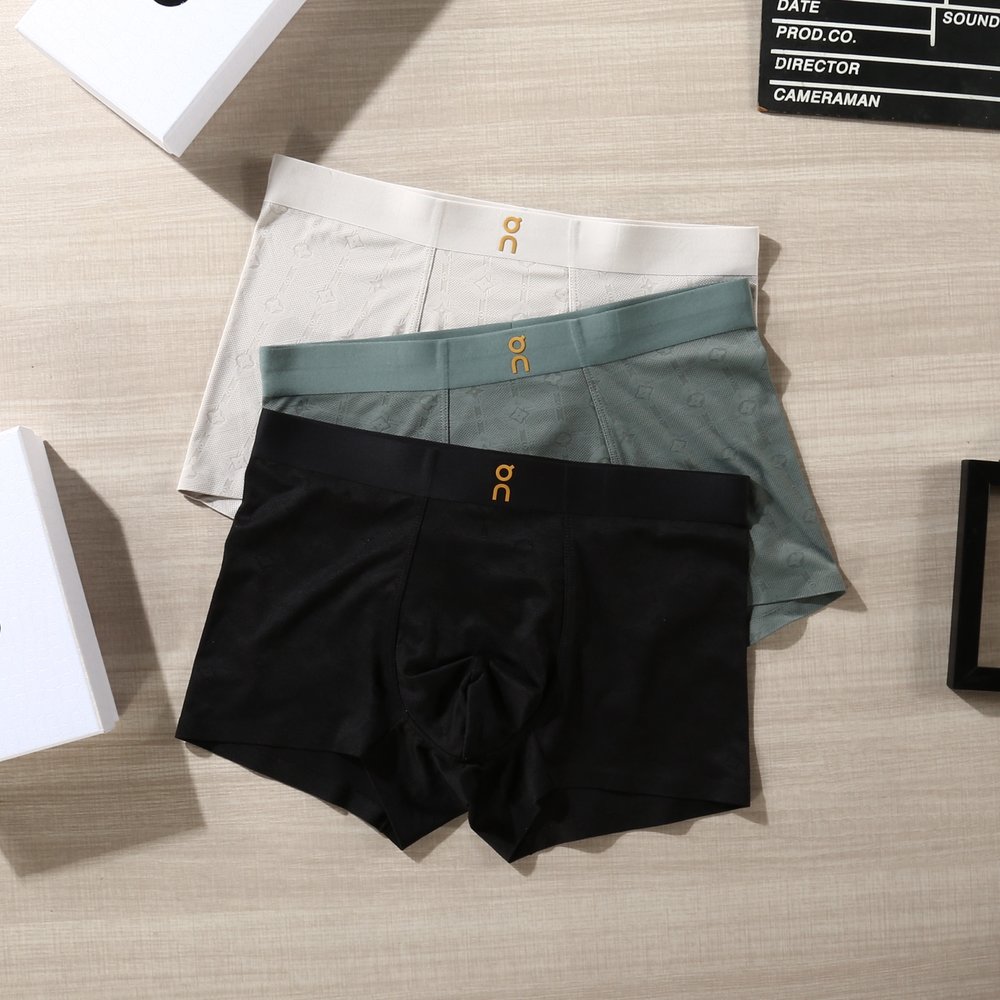 남성 아이스실크 팬티 3매입 L-4XL 001-282931