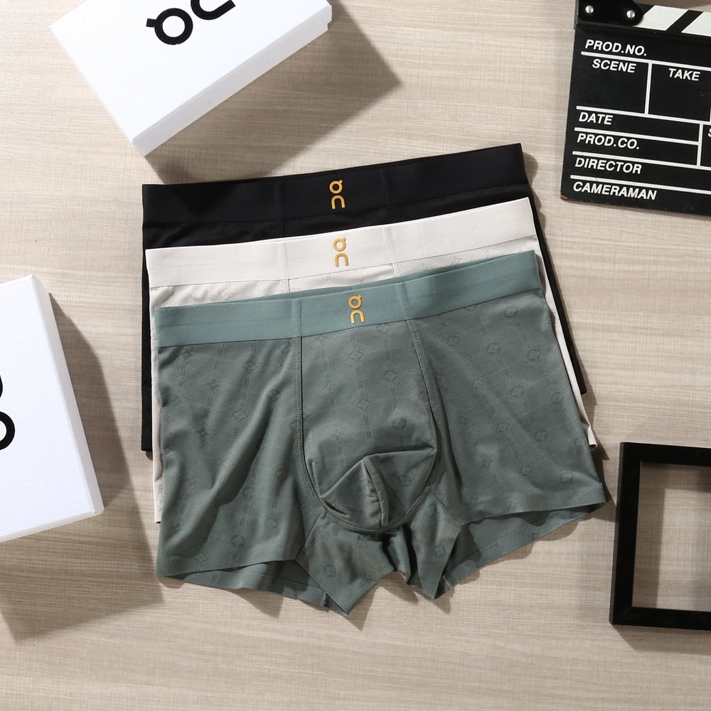 남성 아이스실크 팬티 3매입 L-4XL 001-282931