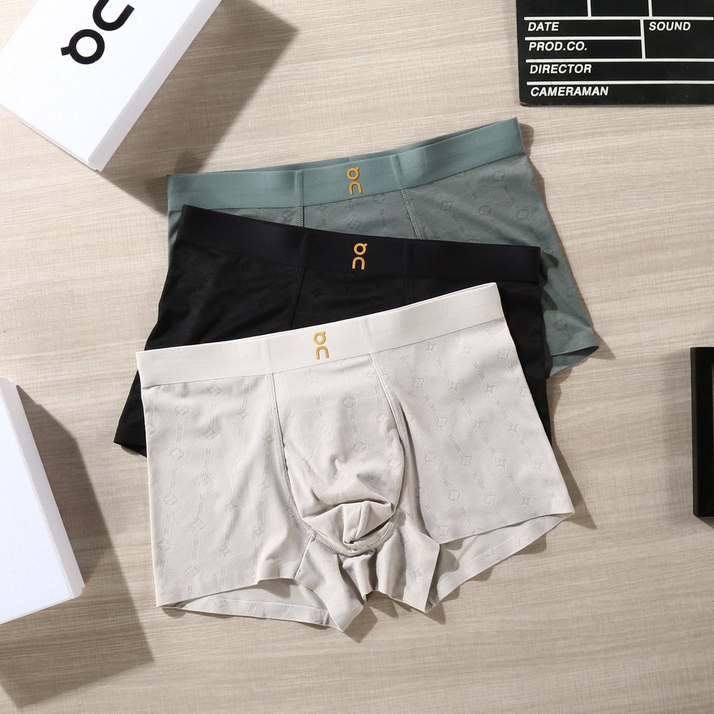 남성 아이스실크 팬티 3매입 L-4XL 001-282931