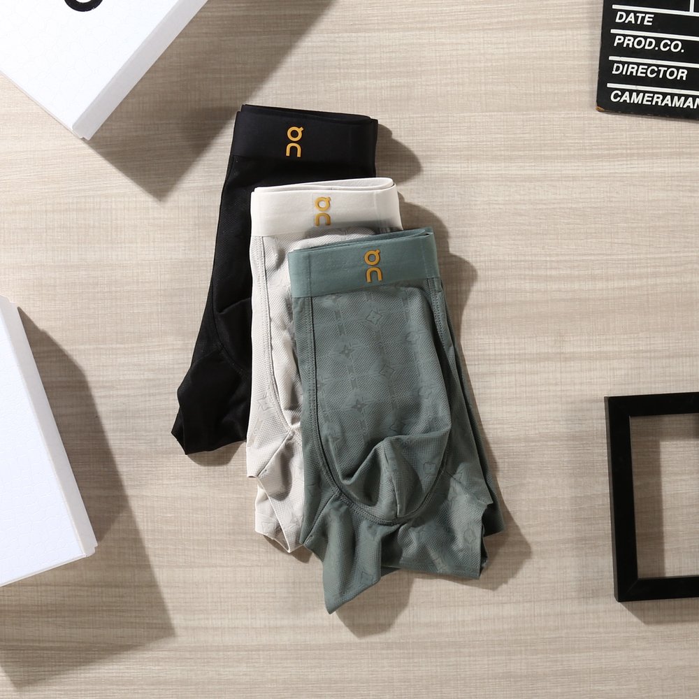남성 아이스실크 팬티 3매입 L-4XL 001-282931
