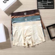 남성 아이스 실크 무봉제 팬티 (입체 실리콘) 3개입 001-282934