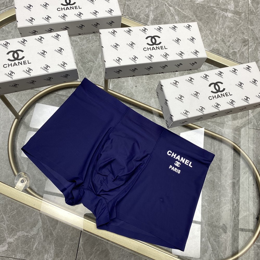 샤넬 스타일 남성 팬티 아이스실크 3개입 세트 001-282956