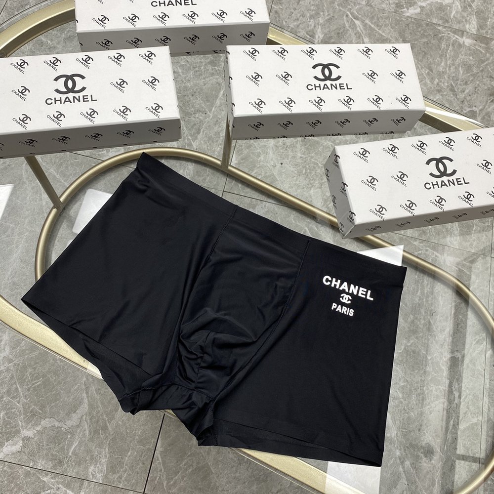 샤넬 스타일 남성 팬티 아이스실크 3개입 세트 001-282956