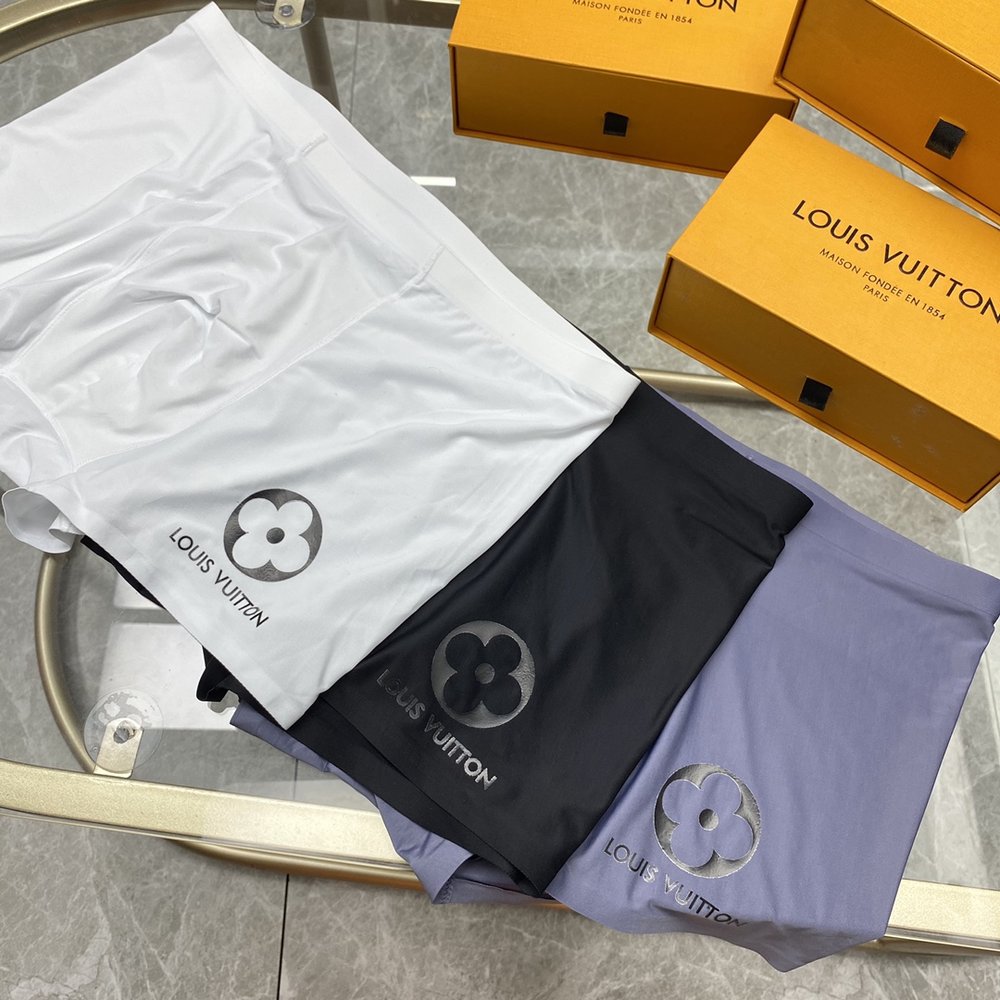 남성 아이스 실크 심리스 팬티 L-3XL 3팩 001-282957