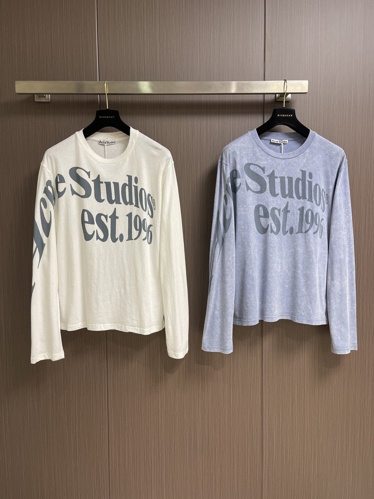 Acne Studios 스모크 컬러 롱슬리브 티셔츠 001-283004