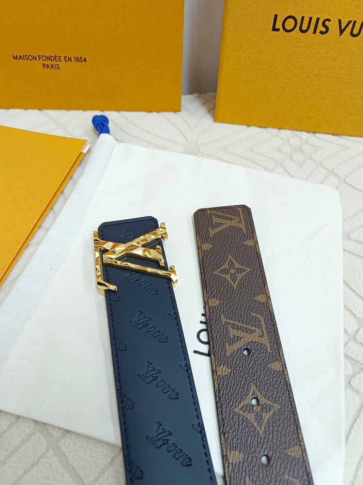 루이비통 오리지널 퀄리티 양면 벨트 소가죽 38mm 001-284150