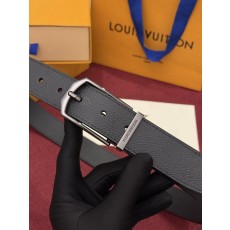 LV 미드나잇 스키니 레터 리버시블 벨트 001-284215