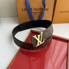 LV 모노그램 자카드 더블 페이스 벨트 001-284227