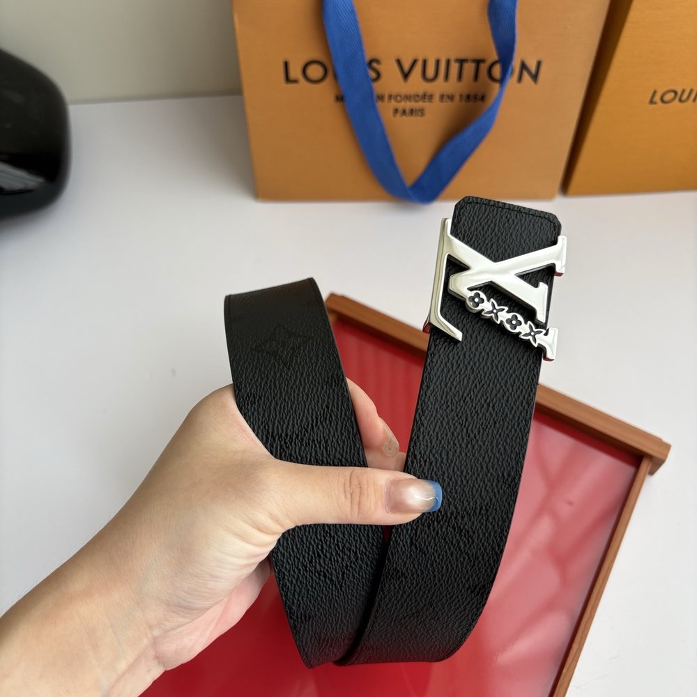 LV 모노그램 양면 프린트 벨트 001-284241