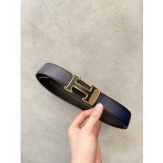 에르메스 투톤 그라데이션 H버클 오토매틱 슬라이드 남성 001-284278