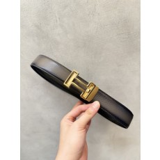 에르메스 듀얼 컬러 그라데이션 남성 자동 버클 벨트 001-284280