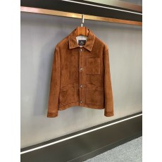 Loro Piana 스웨이드 양가죽 워크 재킷 001-284572
