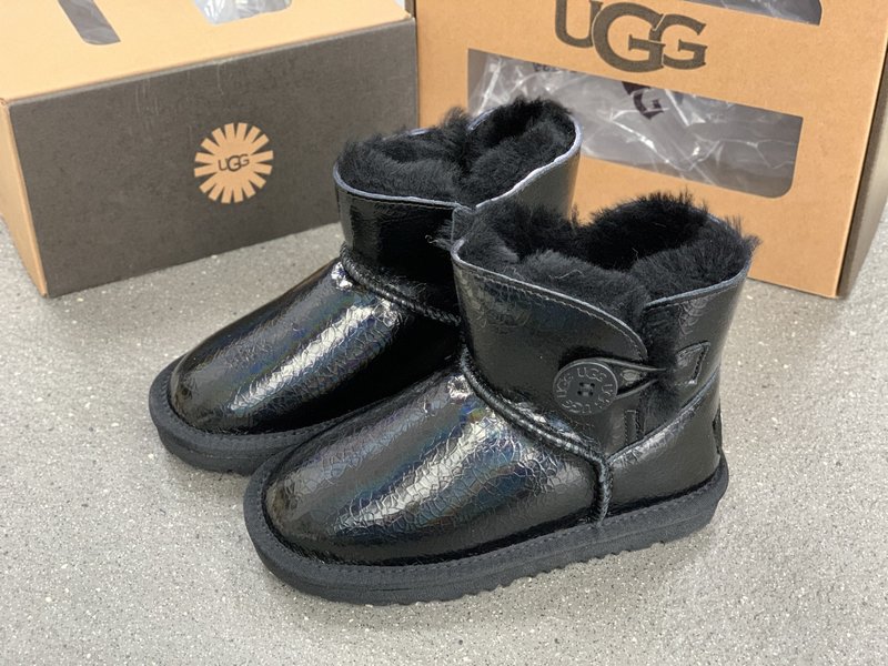 UGG 키즈 방수 레이저 버튼 스노우부츠 001-284614