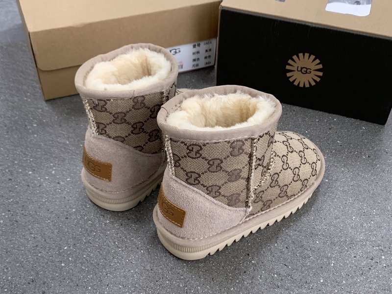 UGG×구찌×LV 트리플 콜라보 아동 눈부츠 001-284615