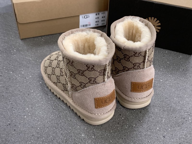 UGG×구찌×LV 트리플 콜라보 아동 눈부츠 001-284615