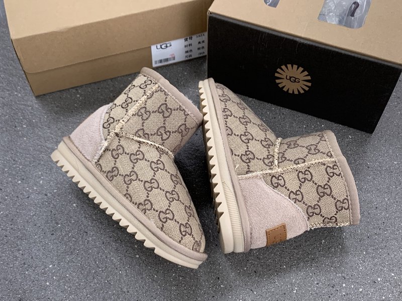 UGG×구찌×LV 트리플 콜라보 아동 눈부츠 001-284615