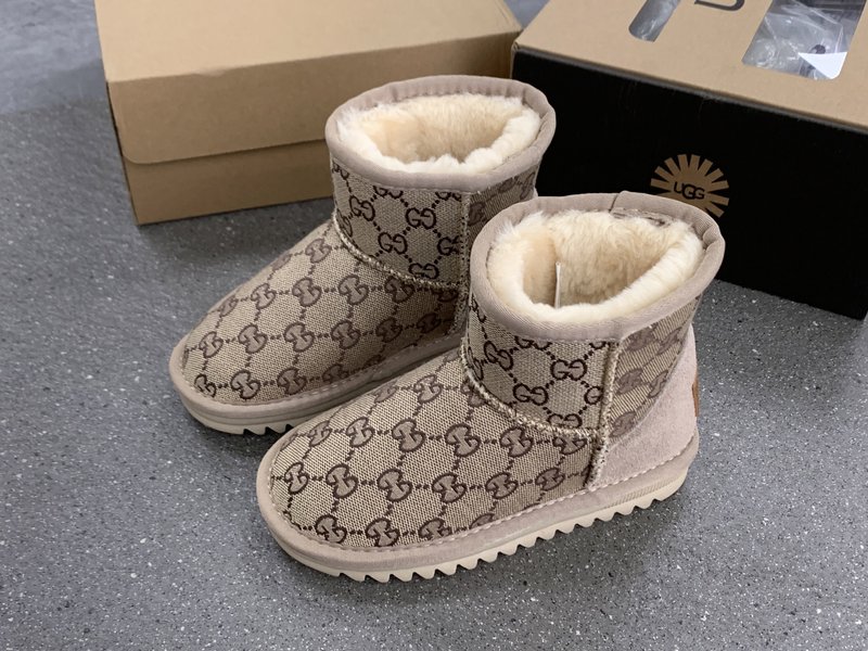 UGG×구찌×LV 트리플 콜라보 아동 눈부츠 001-284615