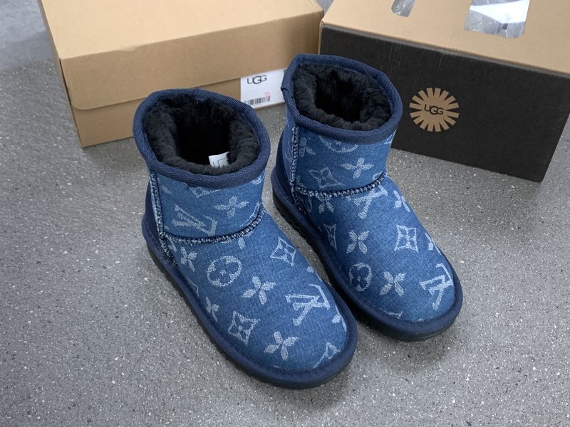 UGG × 구찌 × LV 키즈 스노우 부츠 001-284617