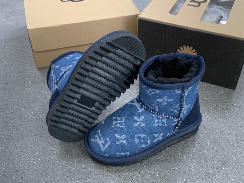 UGG × 구찌 × LV 키즈 스노우 부츠 001-284617