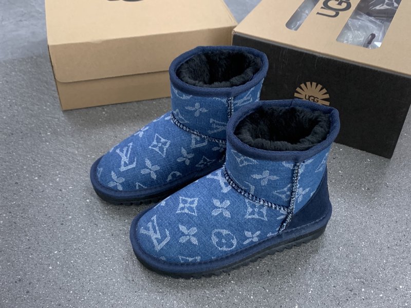 UGG × 구찌 × LV 키즈 스노우 부츠 001-284617