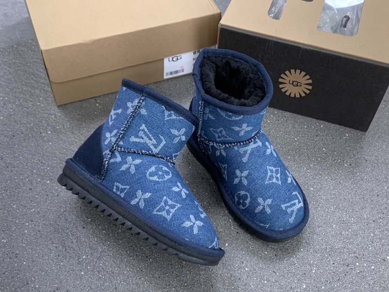 UGG × 구찌 × LV 키즈 스노우 부츠 001-284617