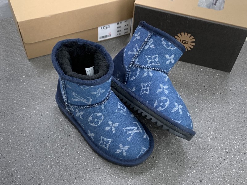 UGG × 구찌 × LV 키즈 스노우 부츠 001-284617