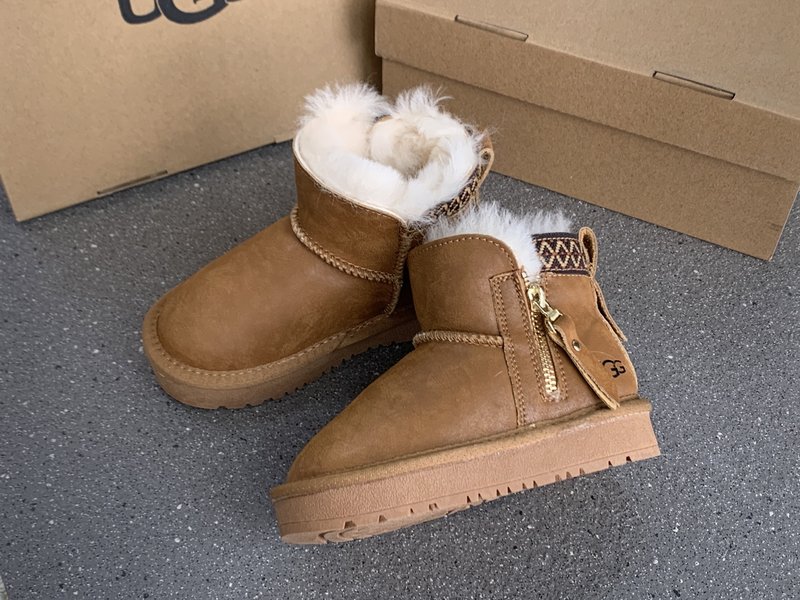 UGG 민족풍 방수 지퍼 아동 스노우부츠 001-284618