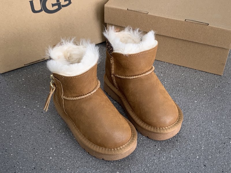 UGG 민족풍 방수 지퍼 아동 스노우부츠 001-284618