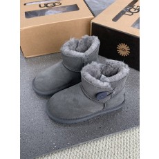 UGG 클래식 우드버튼 아동 방한부츠 001-284624