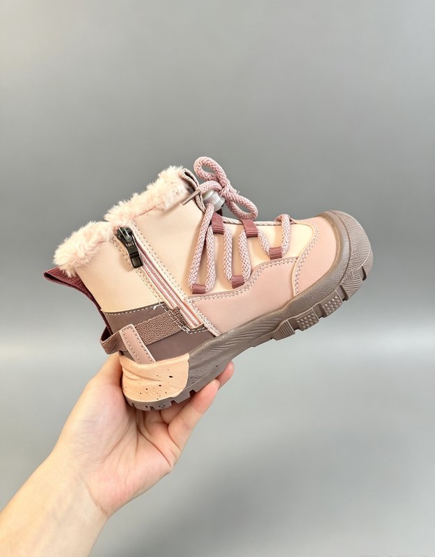 키즈 UGG 스노우부츠 두꺼운 퍼 보온 면화 001-284652