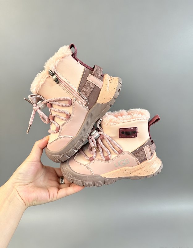 키즈 UGG 스노우부츠 두꺼운 퍼 보온 면화 001-284652