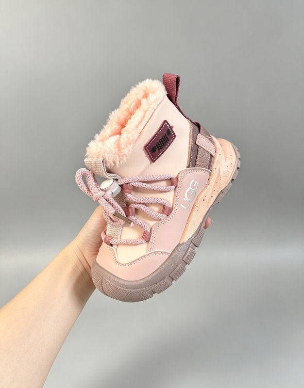 키즈 UGG 스노우부츠 두꺼운 퍼 보온 면화 001-284652