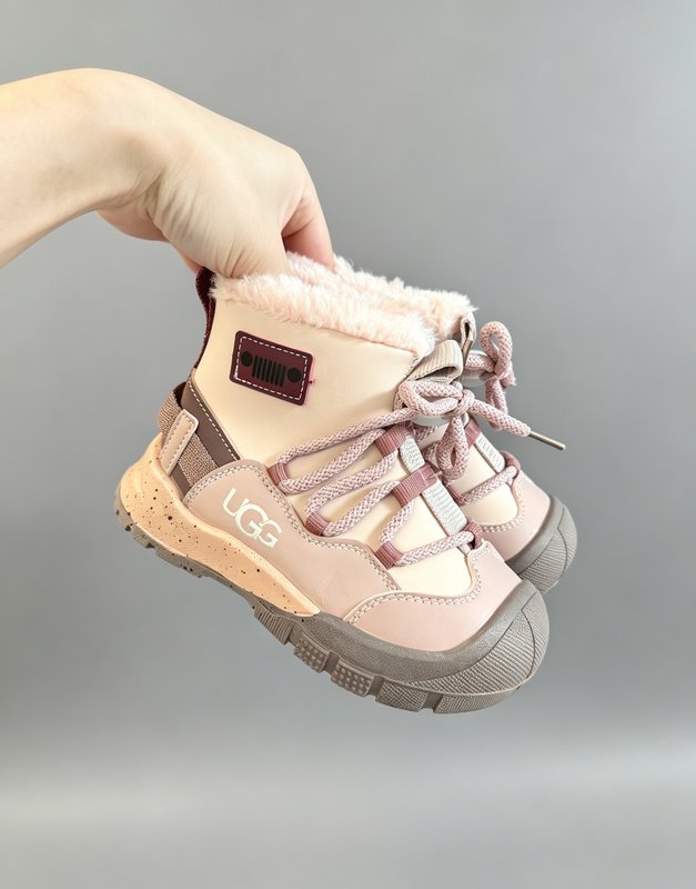 키즈 UGG 스노우부츠 두꺼운 퍼 보온 면화 001-284652
