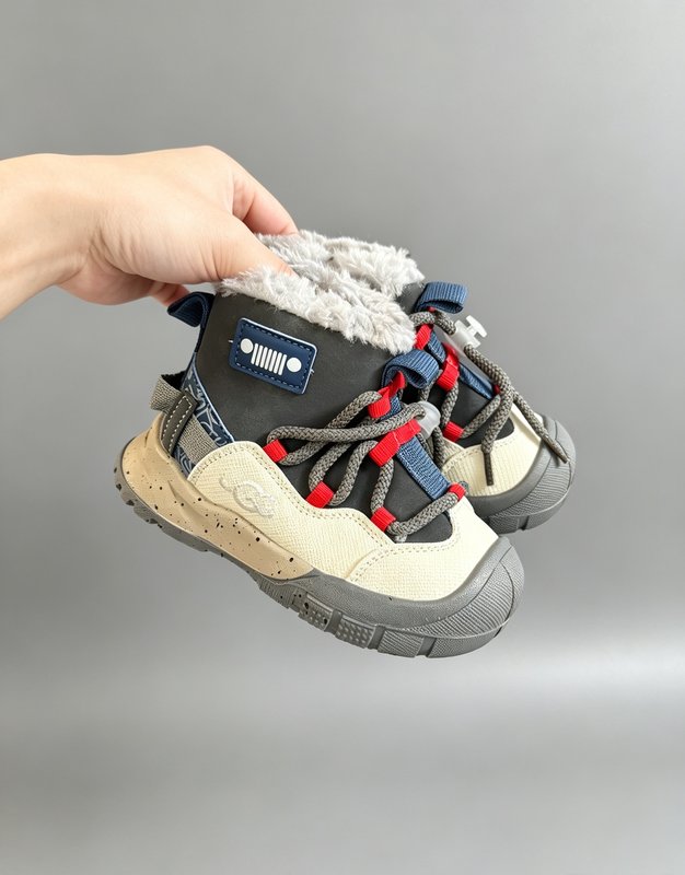어린이 UGG 스노우부츠 두꺼운 퍼 보온 면화 001-284653