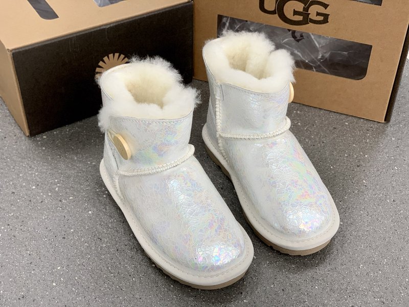UGG 아동 방수 레이저 버튼 스노우 부츠 001-284661
