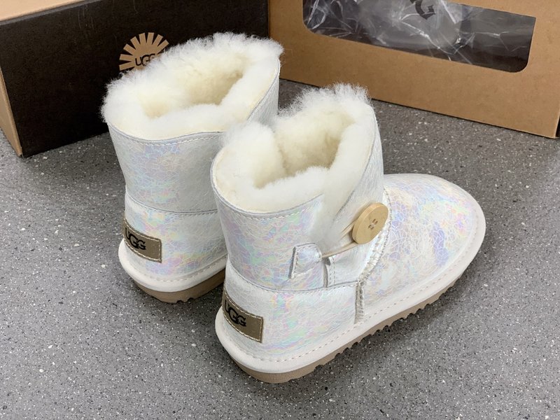 UGG 아동 방수 레이저 버튼 스노우 부츠 001-284661