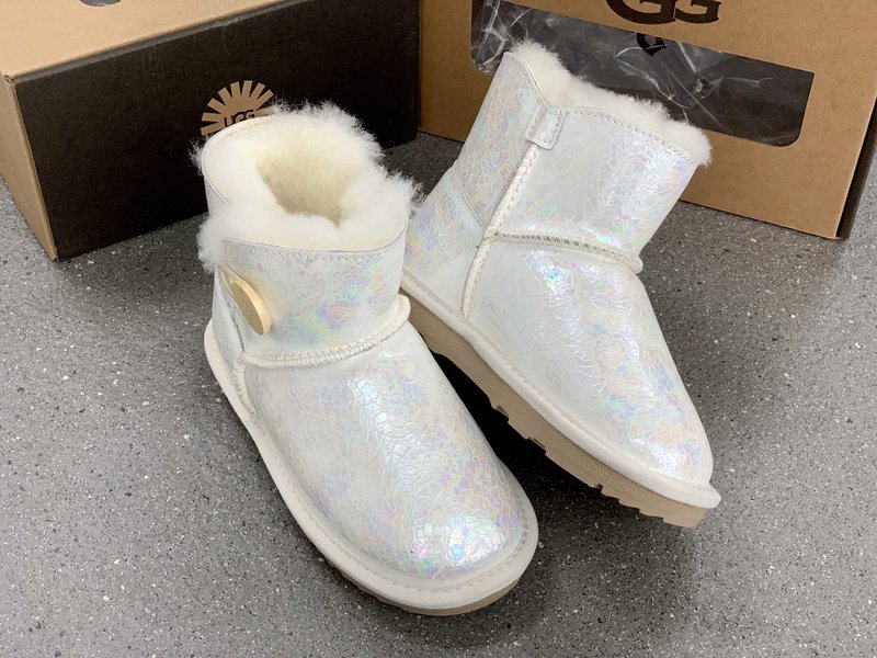 UGG 아동 방수 레이저 버튼 스노우 부츠 001-284661