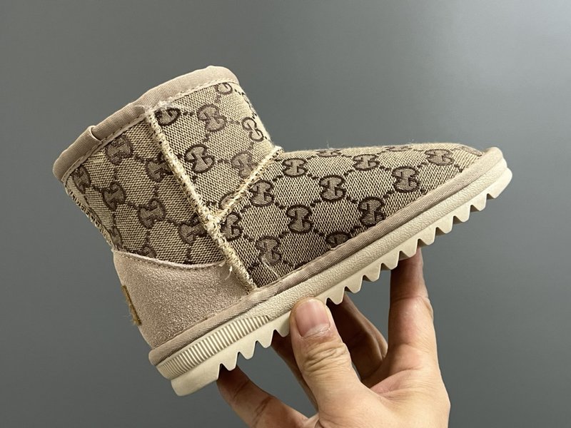 UGG 구찌 LV 콜라보 미들 아동 스노우부츠 001-284697