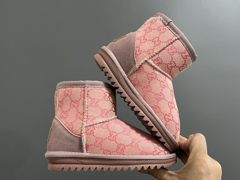 UGG 구찌 LV 콜라보 아동 스노우부츠 001-284698