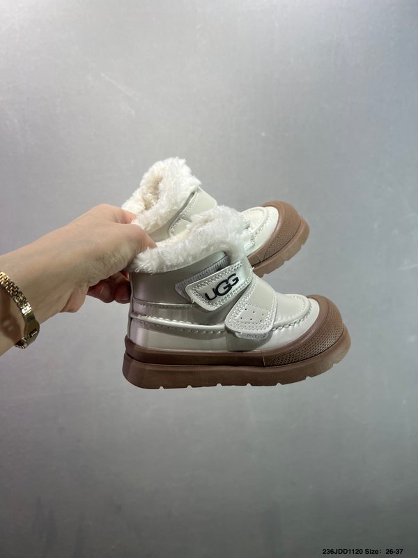 UGG 신상 벨크로 털 안감 아동 미들 부츠 001-284720