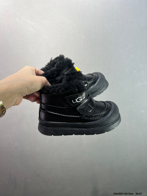 UGG 매직테이프 퍼 아동 미들 부츠 001-284721